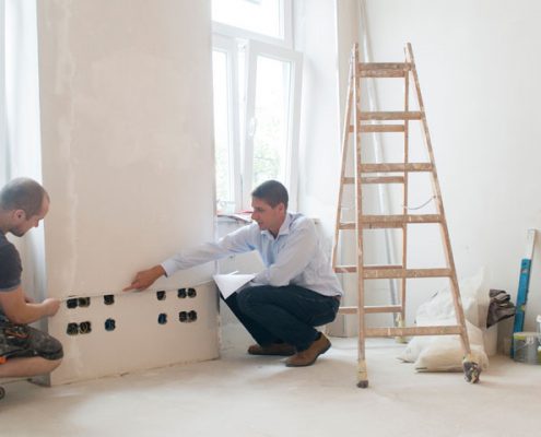 Eine Wohnung wird saniert - Makler Brehm