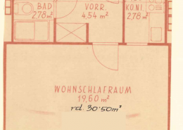 1010 Wien Garconniere Grundriss