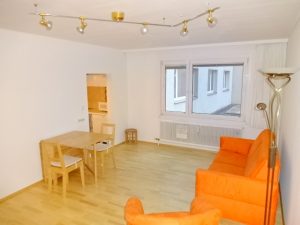 1050 Neubau Mietwohnung Wohnzimmer