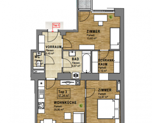 3 Zimmer Wohnung Wien