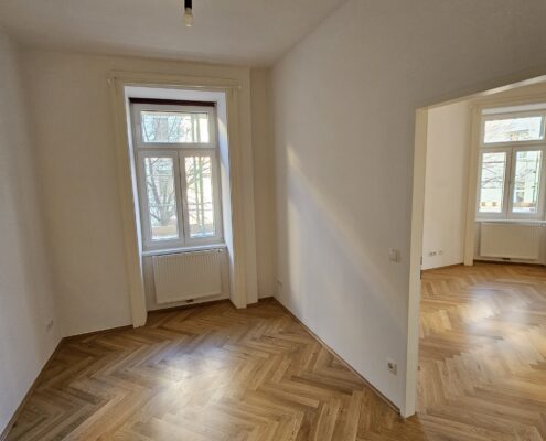 Wohnungsverkauf 1020 Wien - nach der Renovierung