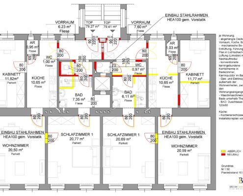 1120 Wohnungszusammenlegung Grundrissoptimierung