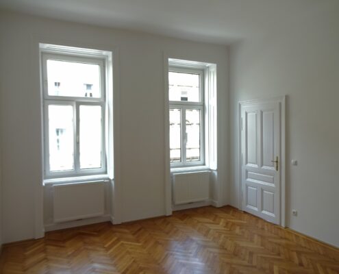 Wanddurchbruch Altbau Wien - Zimmer nach Sanierung