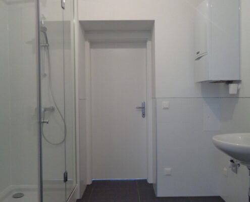 Wohnung zusammenlegen Bad statt Küche