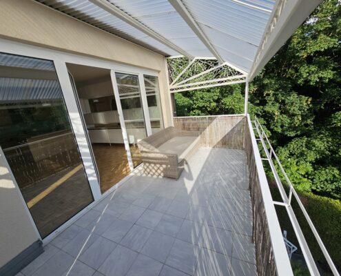 Balkon in Wohnebene