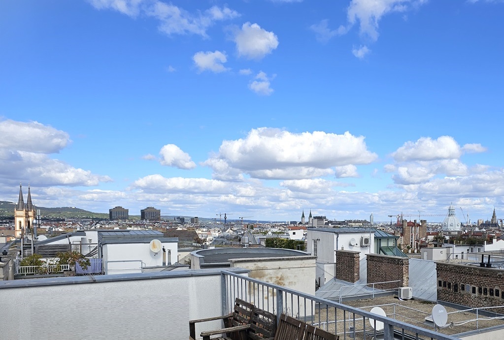 Luxus Wohnung Wien - Traumhafter 360° Aussicht von der Dachterrasse