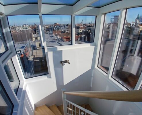 Luxus Wohnung Wien mit 360 Grad Wien Blick von der Dachterrasse