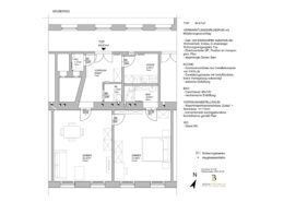 Altbausanierung 1160 Vermarktungsgrundriss