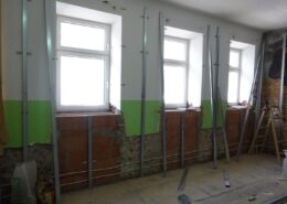 Bürosanierung Zimmer Baustelle