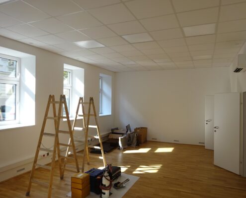 Bürosanierung Zimmer neu