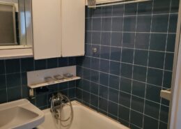 Wohnungsmodernisierung 1190 Bad alt