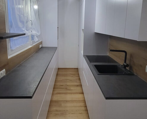 Wohnungsmodernisierung 1190 Küche neu
