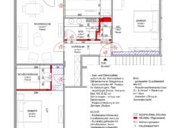 Wohnungsmodernisierung 1190 Plan