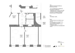 Wohnungssanierung 1170 Wien Vermarktungsgrundriss