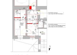 Wohnungssanierung mit aufsteigender Feuchtigkeit Plan