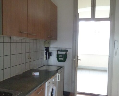 Wohnungszusammenlegung Eingangsbereich alt