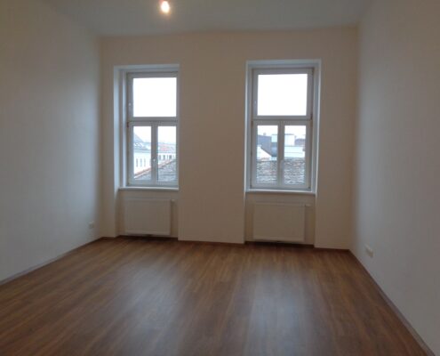 Zimmer nach Wohnungssanierung