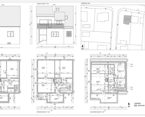 Feststellungsverfahren Bestandsplan