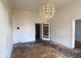 Altbausanierung altes Wohnzimmer