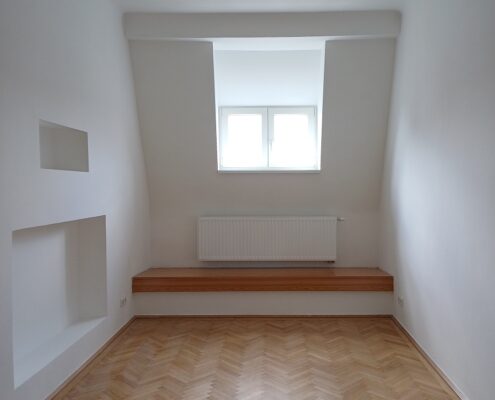 Altbausanierung mit Grundrissoptimierung Zimmer neu