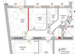 Altbausanierung mit Raumgewinnung - Plan