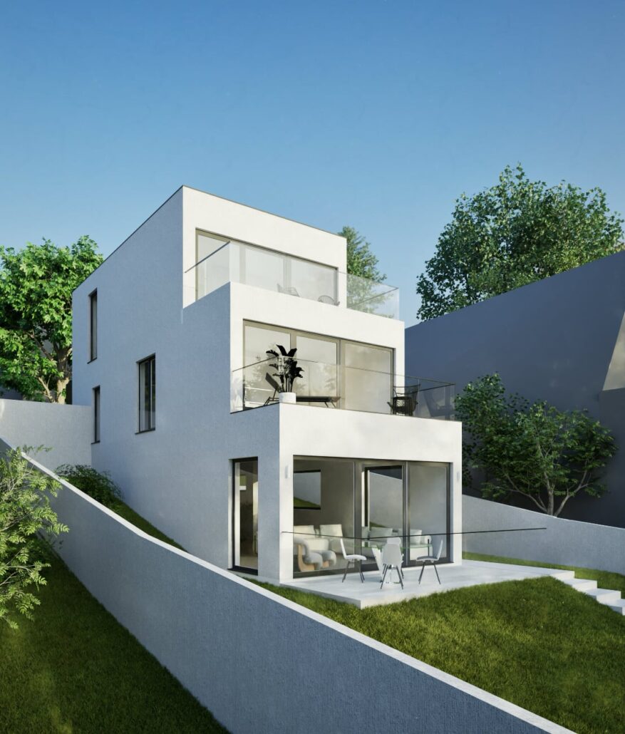 Architekt Einfamilienhausplanung Visualisierung